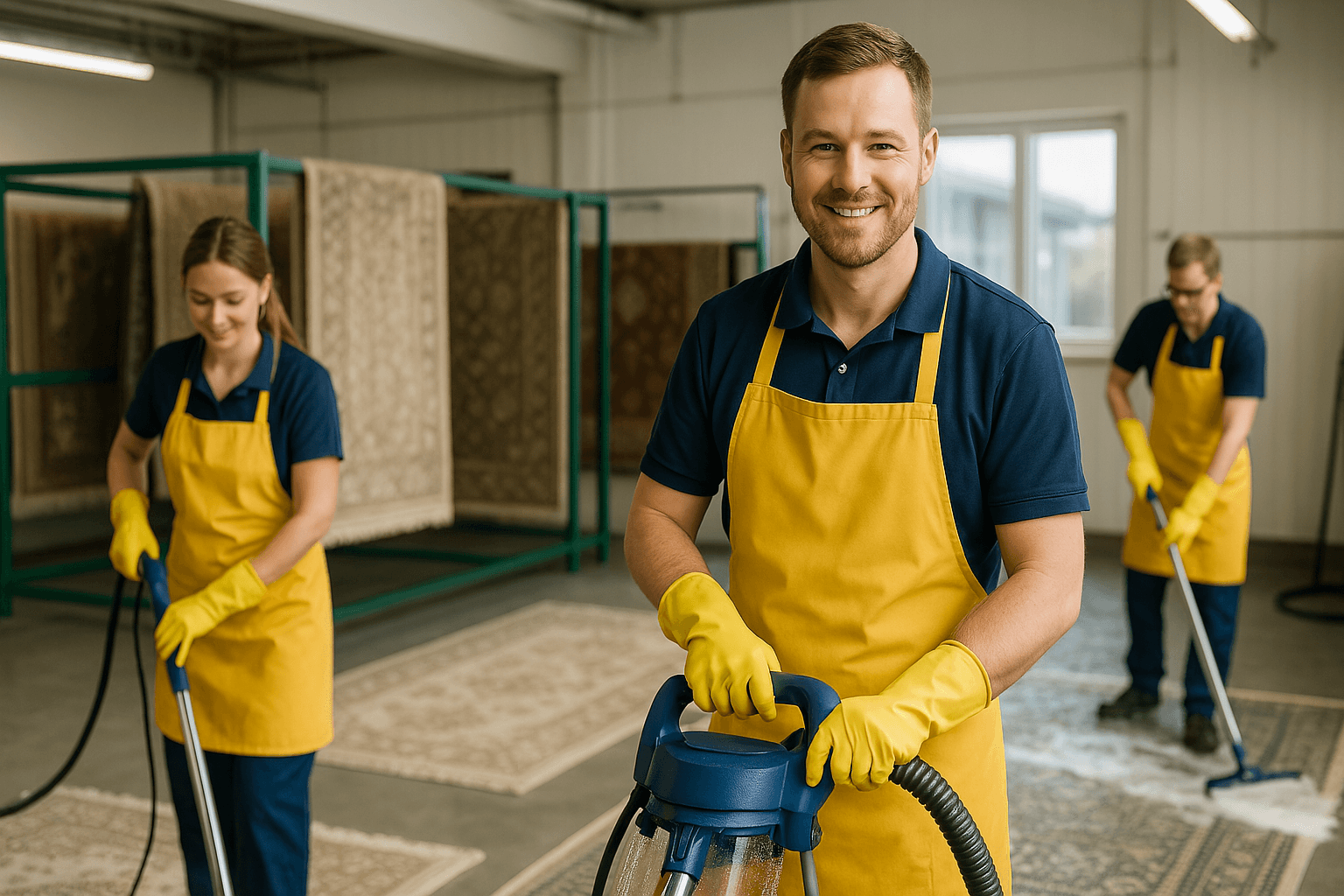 Our cleaning team