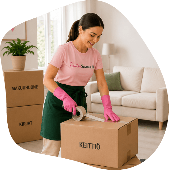 Professional moving cleaning service